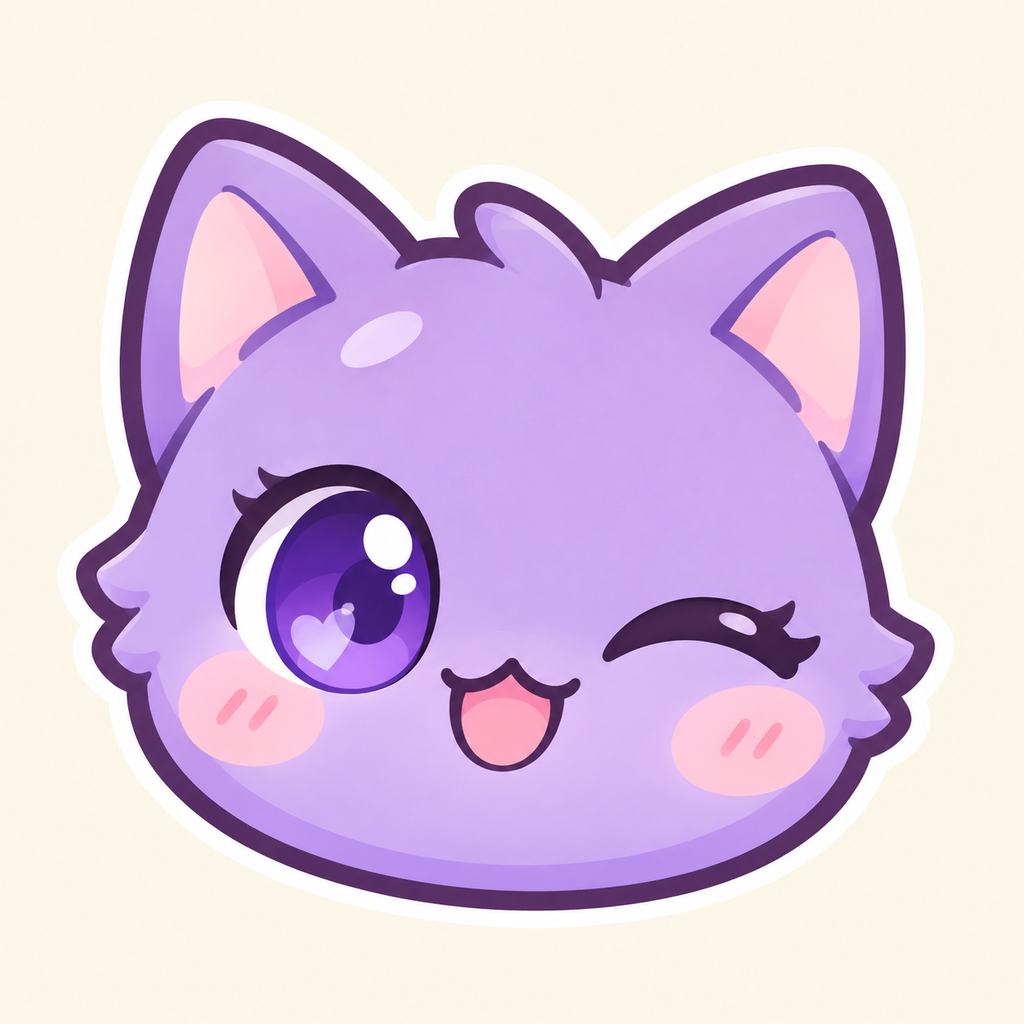 Purple cat